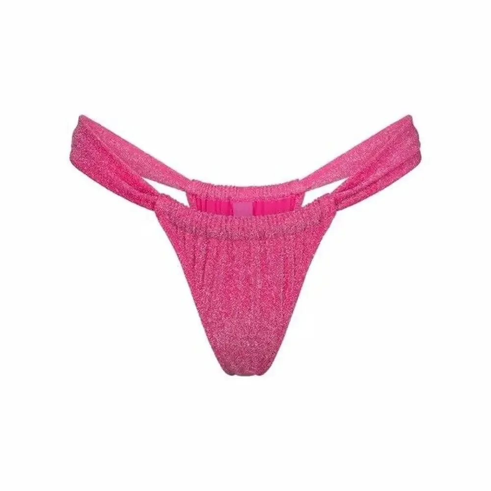 Pink Women's Shimmer Bikini Bottom